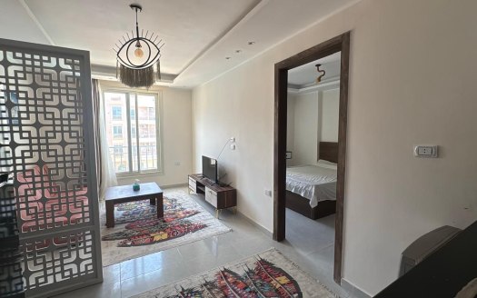 One Bedroom Apartment with Pool for Rent in Mubarak 6